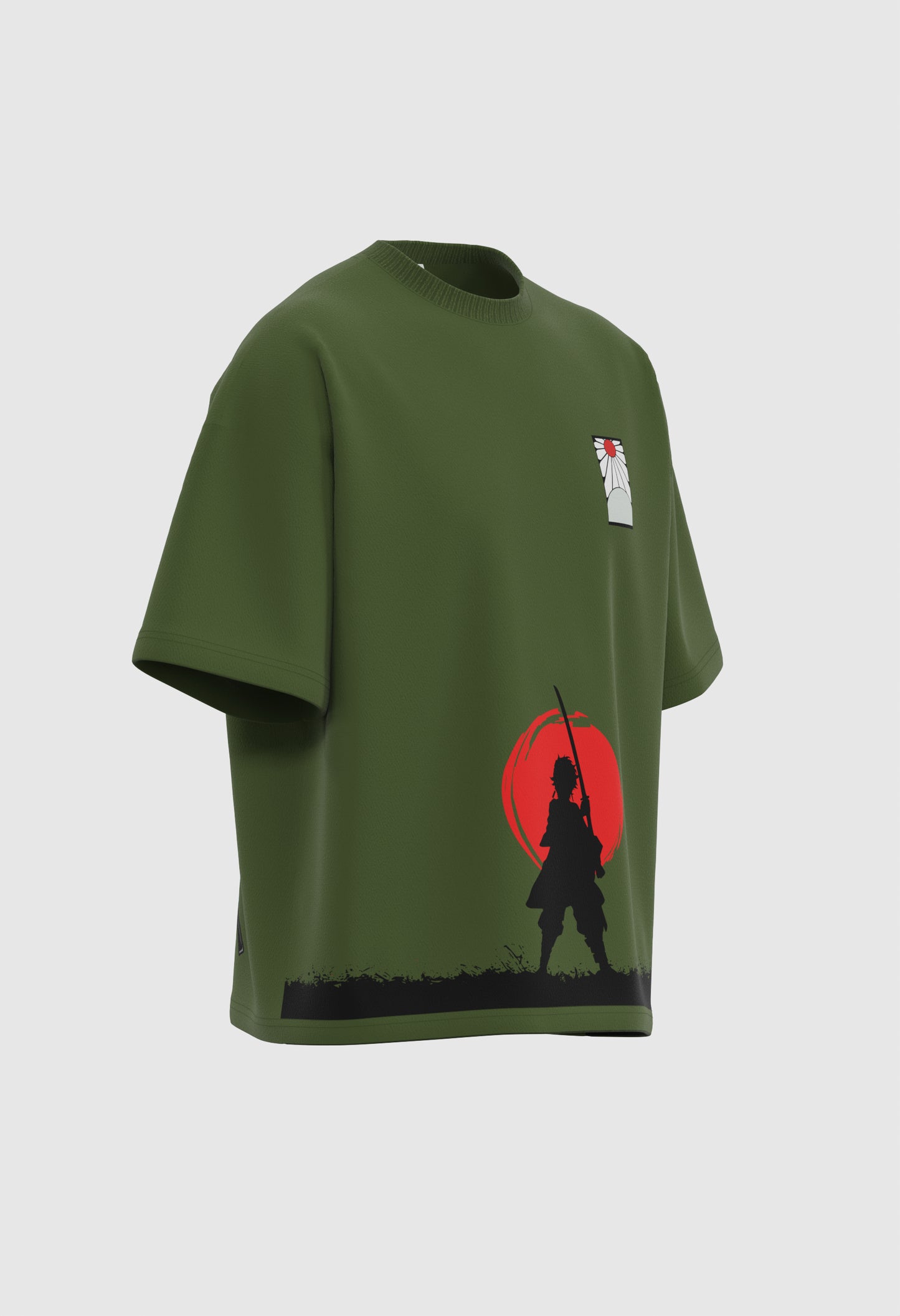 Demon slayer team | Unisex Printed Oversized T-Shirts