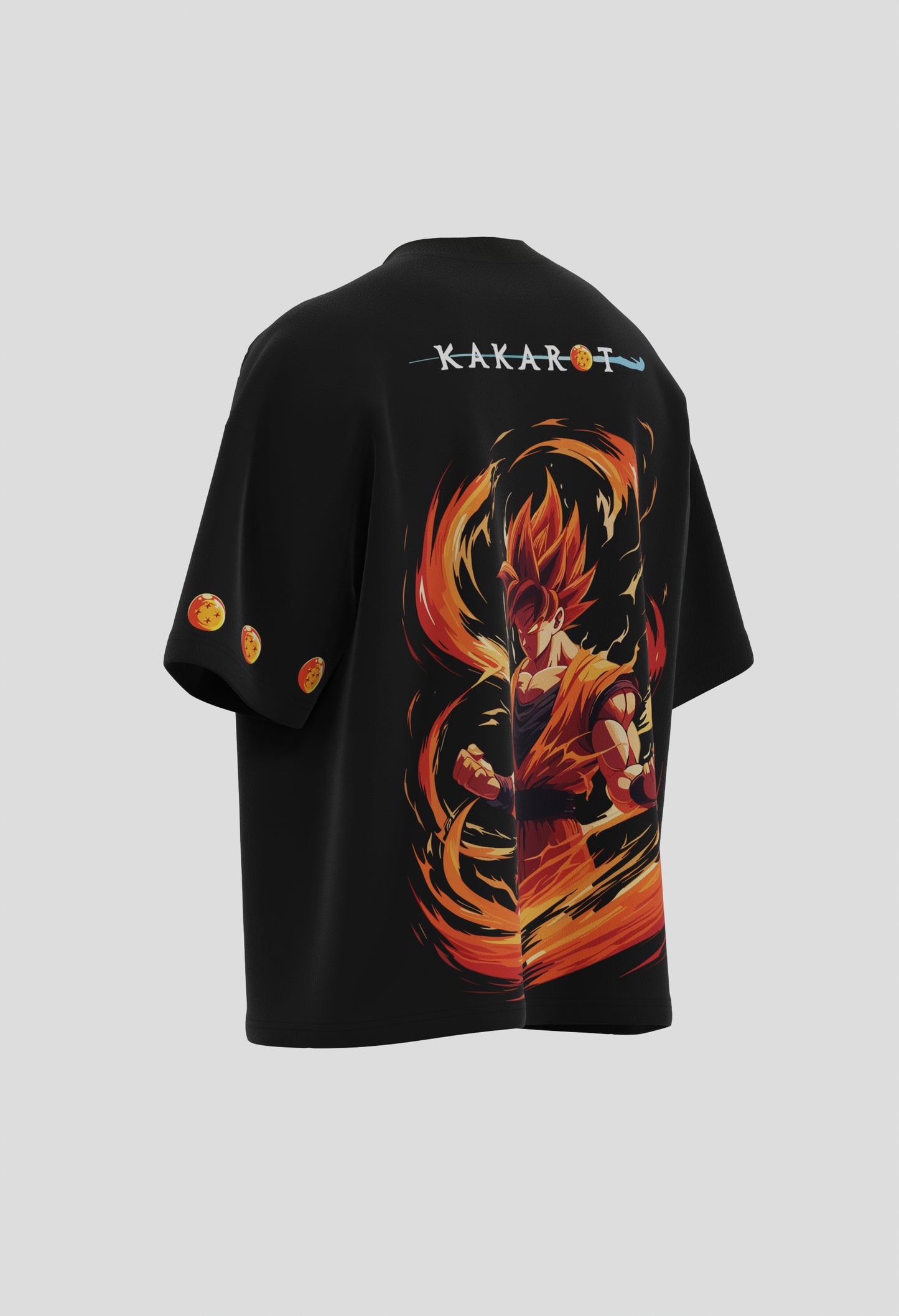 Goku super saiyan | Unisex Printed Oversized T-Shirts