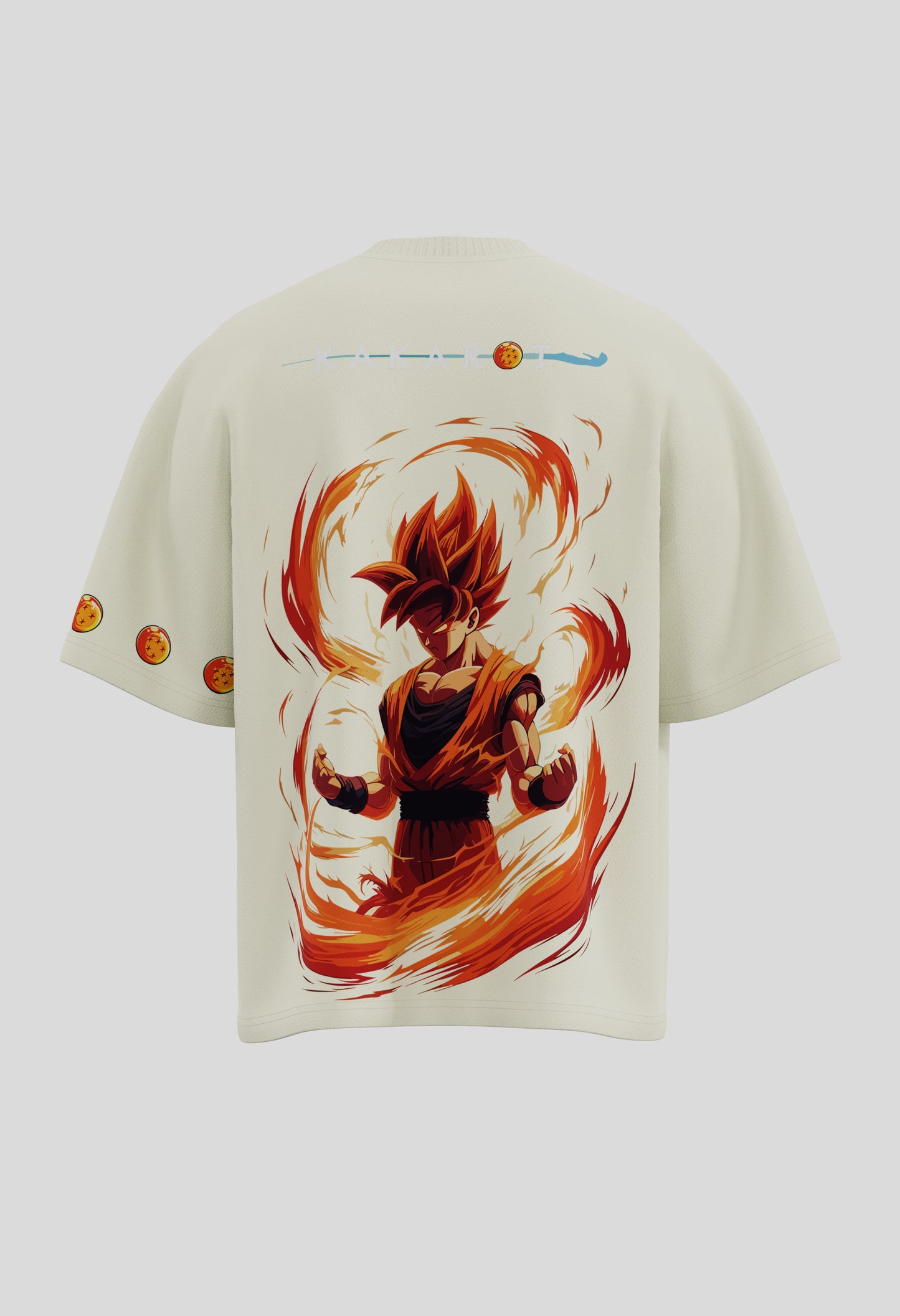 Goku super saiyan | Unisex Printed Oversized T-Shirts