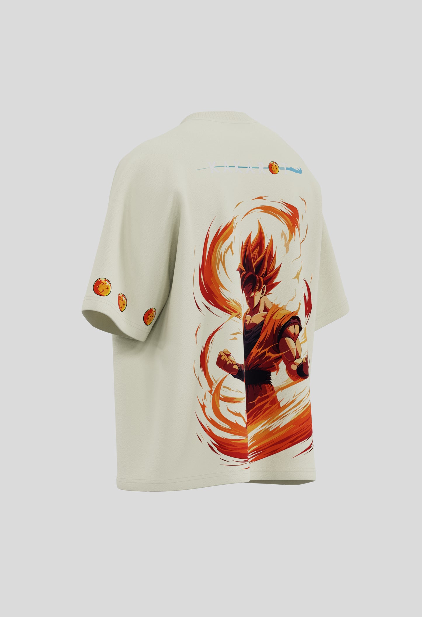 Goku super saiyan | Unisex Printed Oversized T-Shirts