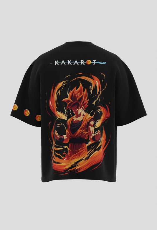 Goku super saiyan | Unisex Printed Oversized T-Shirts
