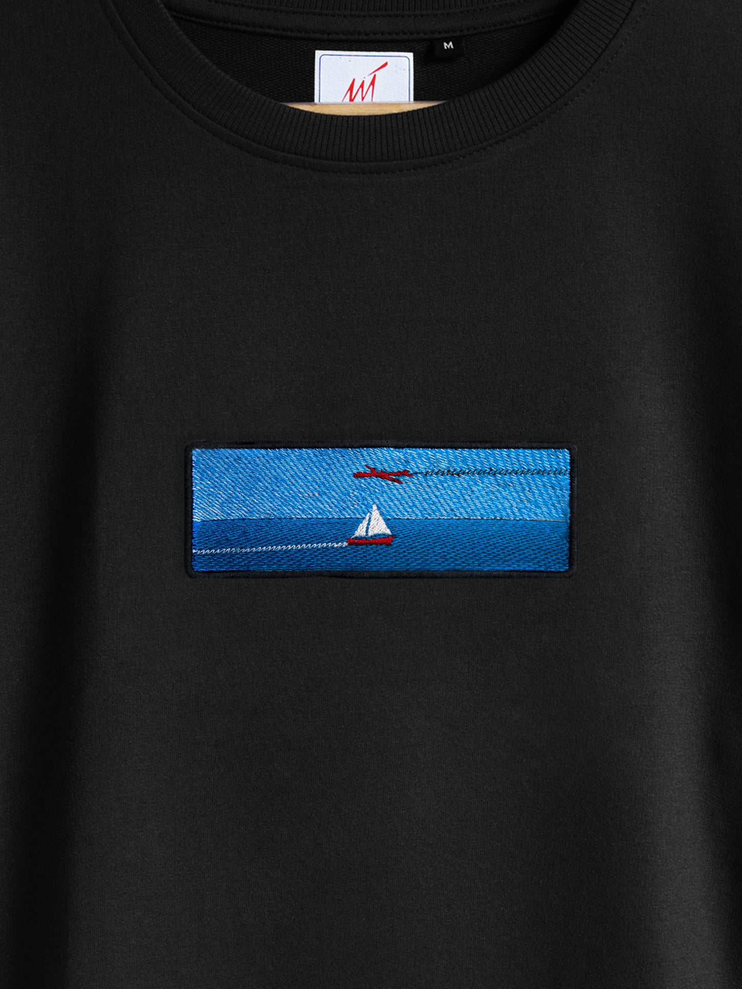 Boat Embroidered T-shirt (Oversized)