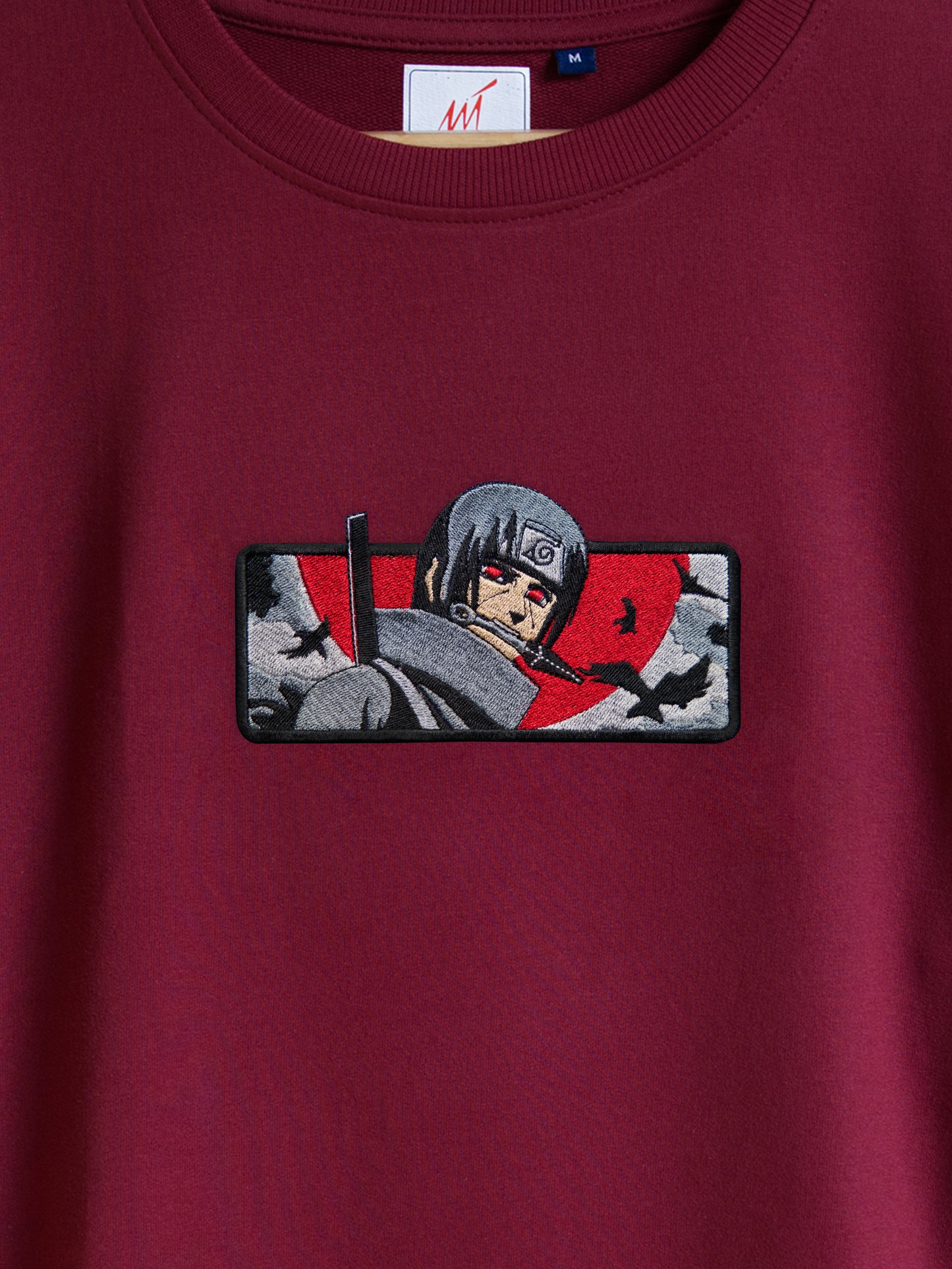 Itachi Embroidered T-shirt (Oversized)