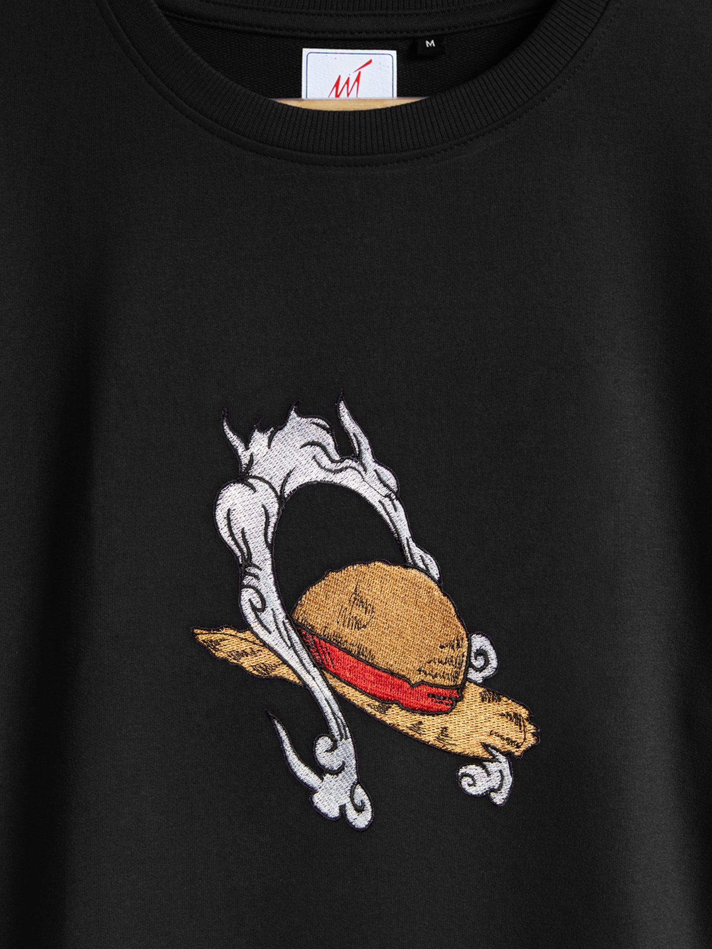 Luffy 5th Gear hat Embroidered T-shirt (Oversized)