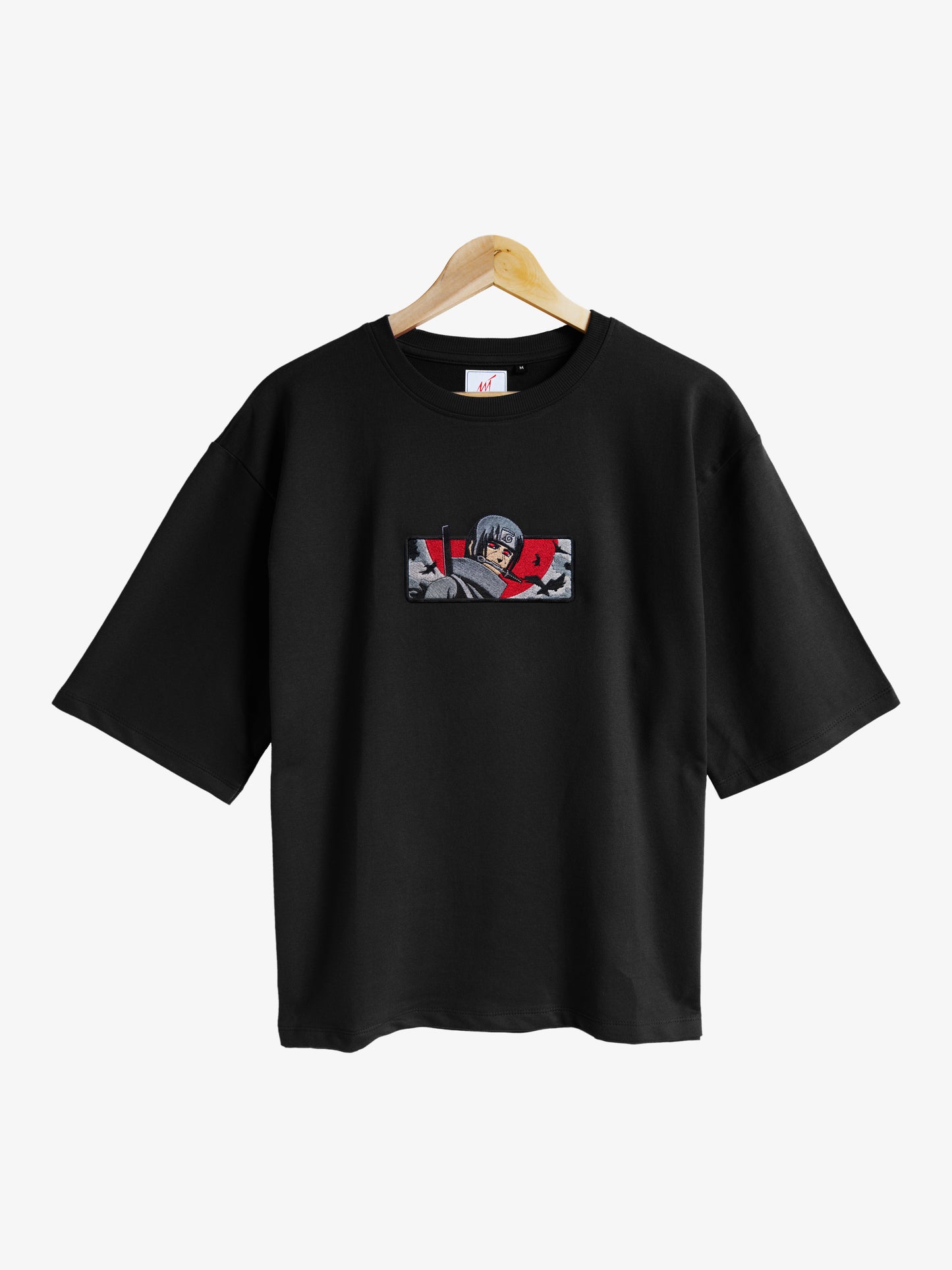 Itachi Embroidered T-shirt (Oversized)