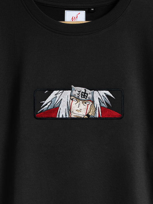 Jiraiya Embroidered T-shirt (Oversized)