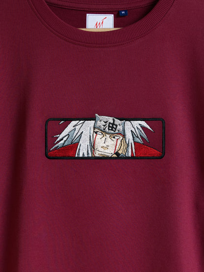 Jiraiya Embroidered T-shirt (Oversized)