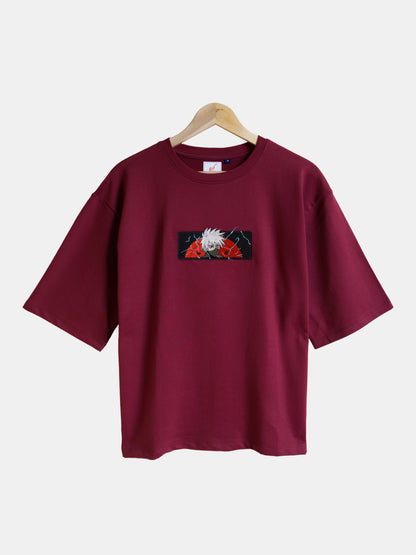 Kakashi Embroidered T-shirt (Oversized)