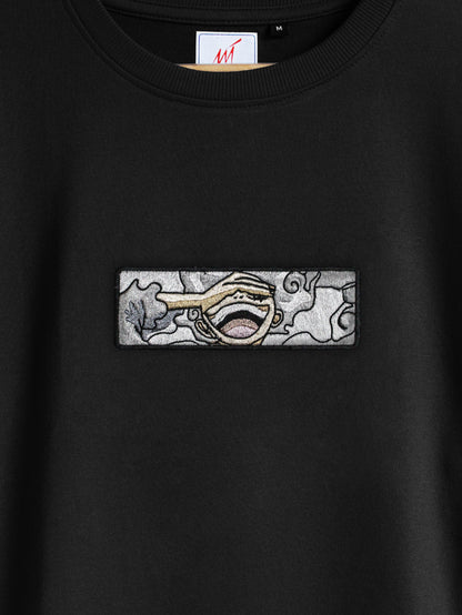 Luffy 5th Gear Embroidered T-shirt (Oversized)