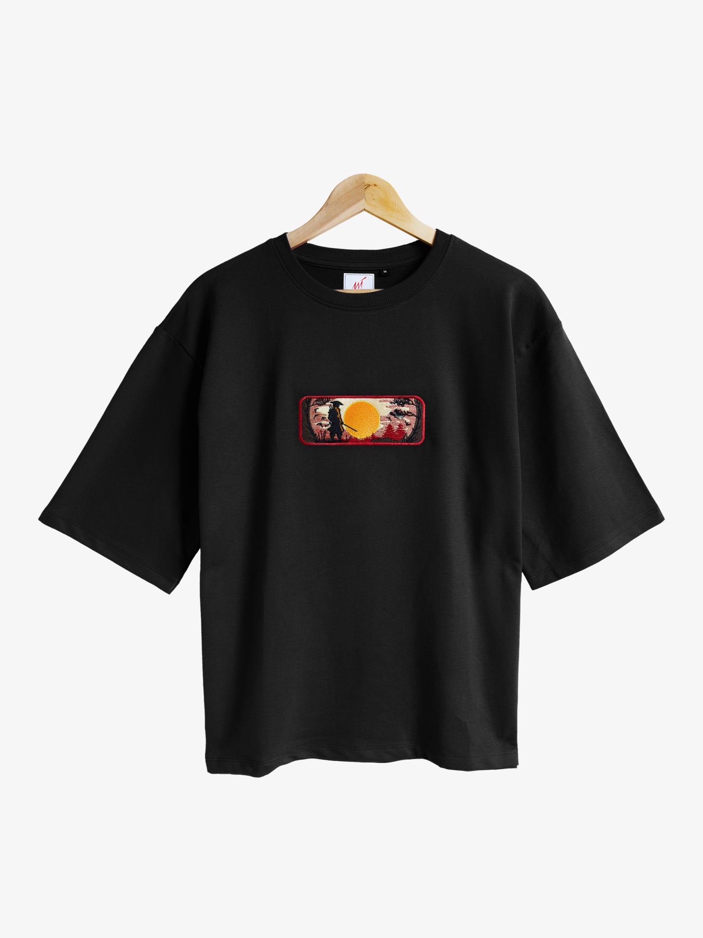 Samurai Embroidered T-shirt (Oversized)