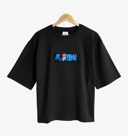 Tanjiro Embroidered T-shirt (Oversized)