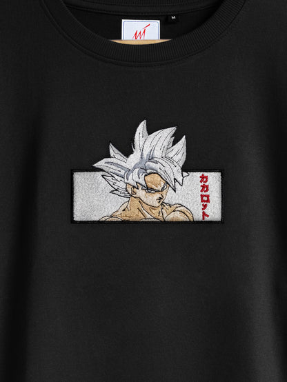 Ultra Instinct Goku Embroidered T-shirt (Oversized)