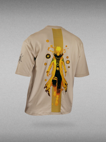 Naruto Sage mode | Men's Print Oversized T-Shirt