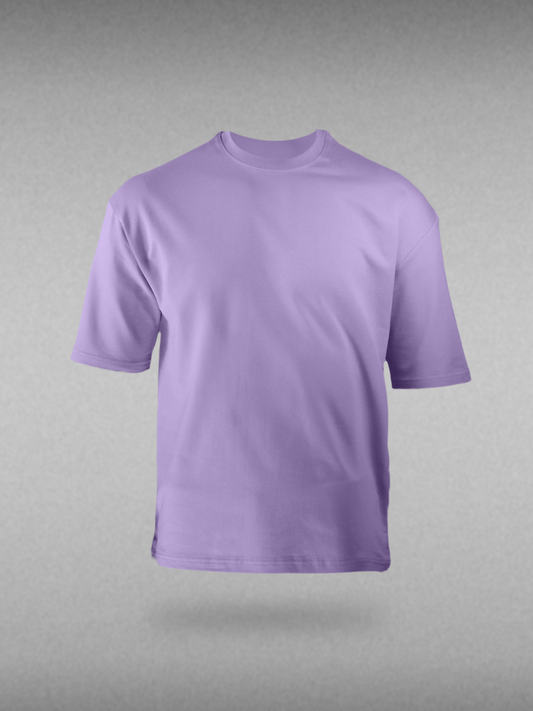 Plain Lavendar Oversized T-shirt