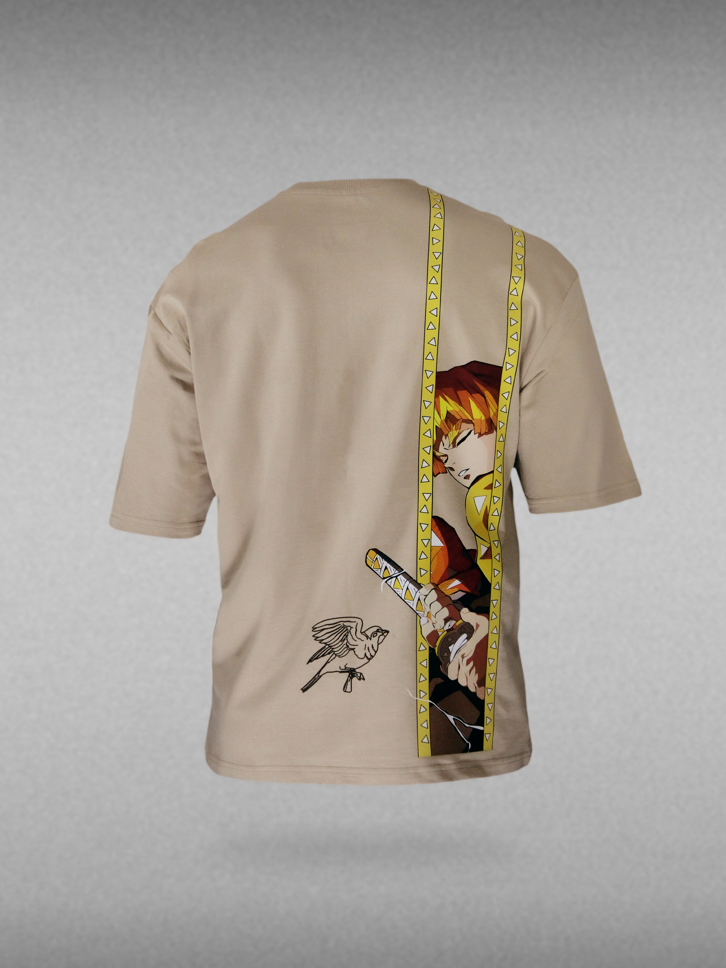 Zenitsu Thunder breathing | Mens's Print Oversized T-Shirt