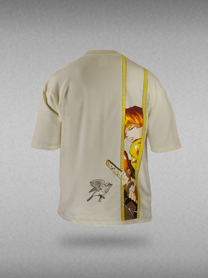 Zenitsu Thunder breathing | Mens's Print Oversized T-Shirt