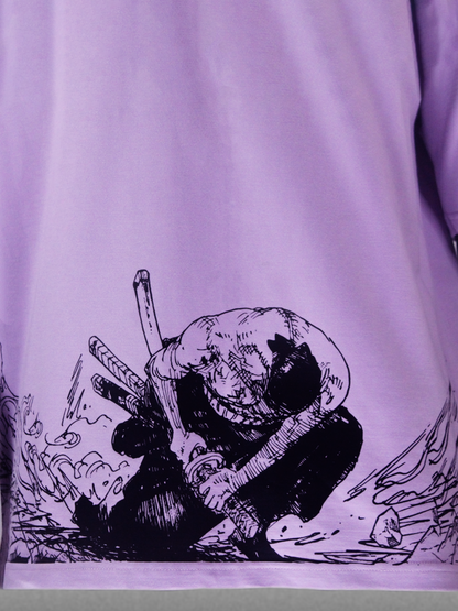 Zoro's Oni-Giri | Mens's Print Oversized T-Shirt