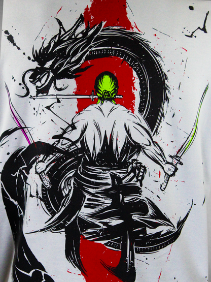 Zoro's Oni-Giri | Mens's Print Oversized T-Shirt